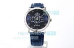 Blancpain Villeret Quantieme Perpetuel 6656 Deep Blue Dial Swiss Replica Watch